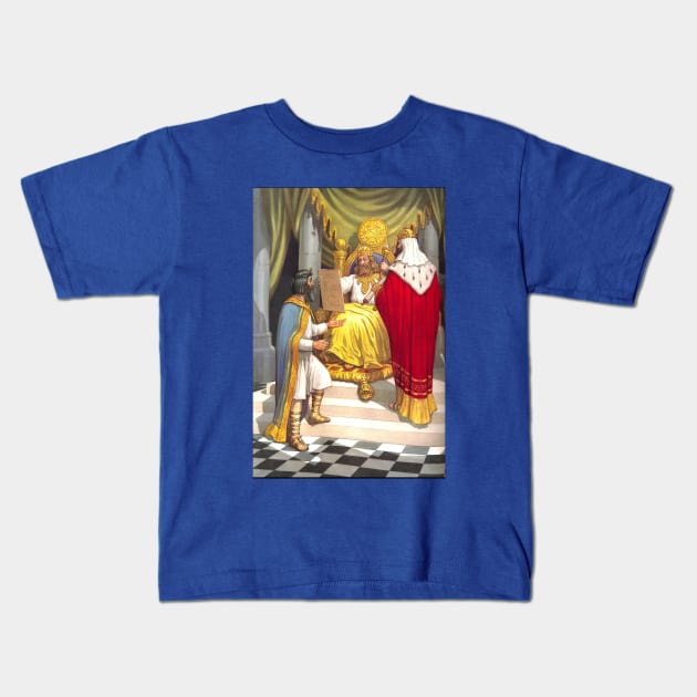 The Three Grand Masters of Freemasonry Kids T-Shirt by Star Scrunch